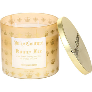 Juicy Couture Hunny Bee Candle 14.5 oz with honeybee-themed packaging.