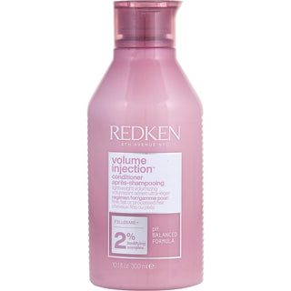  Redken Volume Injection Conditioner 10.1 oz bottle for adding volume and body, available at fragrancedealz.com