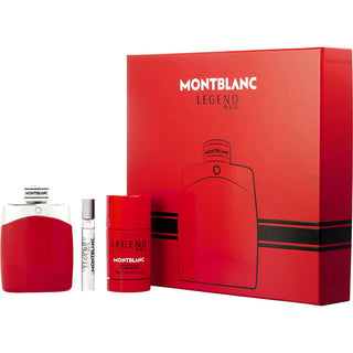 MONT BLANC LEGEND RED by Mont Blanc - EAU DE PARFUM SPRAY 3.3 OZ & DEODORANT STICK 2.5 OZ & EAU DE PARFUM SPRAY 0.25 OZ