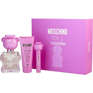 MOSCHINO TOY 2 BUBBLE GUM by Moschino - EDT SPRAY 3.4 OZ & BODY LOTION 3.4 OZ & EDT SPRAY 0.33 OZ MINI