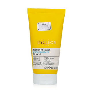 Decleor Neroli Bigarade Oil Mask in a 1.68oz bottle, ideal for hydrating and rejuvenating skin