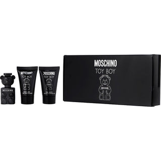 MOSCHINO TOY BOY by Moschino - EAU DE PARFUM 0.17 OZ & AFTERSHAVE BALM 0.8 OZ & BATH AND SHOWER GEL 0.8 OZ