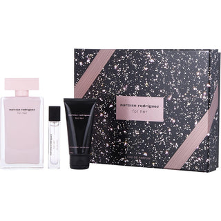 NARCISO RODRIGUEZ by Narciso Rodriguez - EAU DE PARFUM SPRAY 3.3 OZ & BODY LOTION 1.6 OZ & EAU DE PARFUM SPRAY 0.33 OZ MINI