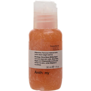 Anthony Facial Scrub 1oz - Exfoliating scrub with botanical extracts and essential oils for smoother, brighter skin.