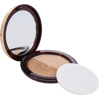 Artdeco Compact Bronzing Powder Long Lasting in #50 Almond with a sleek compact design.