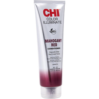 Chi Color Illuminate Conditioner Mahogany Red 8.5 OZ available at fragrancedealz.com.