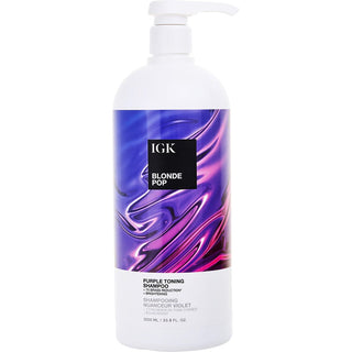 IGK by IGK - BLONDE POP PURPLE TONING SHAMPOO