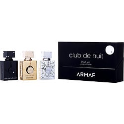 ARMAF VARIETY by Armaf - 3 PIECE VARIETY WITH CLUB DE NUIT INTENSE & CLUB DE NUIT SILLAGE & CLUB DE NUIT MILESTONE AN ALL ARE EAU DE PARFUM SPRAY 1 OZ