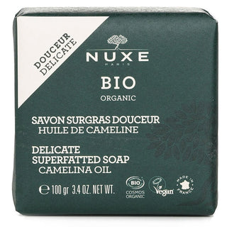 Nuxe Bio Organic Delicate Superfatted Soap Camelina Oil 100g/3.4 OZ.