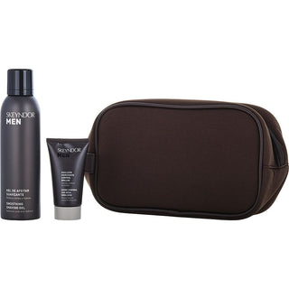 Skeyndor by Skeyndor - Men Facial Care Kit: Smoothing Shaving Gel 150ml + Shine Contol 24h Aqua Emulsion 50ml