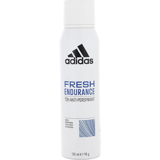 Adidas Fresh Endurance 72H Antiperspirant Body Deodorant Spray 5oz can with a sleek, sporty design.