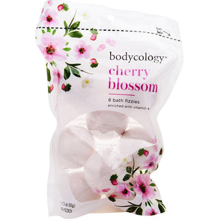 Bodycology Cherry Blossom Bath Fizzies, 8 count package with cherry blossom design. Buy now at fragrancedealz.com