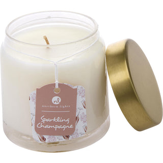  Sparkling Champagne Scented Soy Glass Candle 10 oz available at fragrancedealz.com