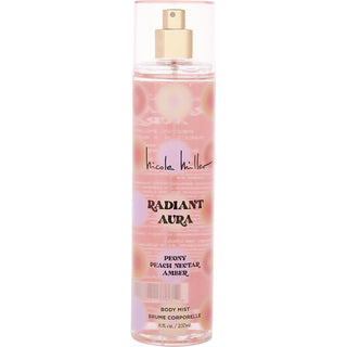 Nicole Miller Radiant Aura Body Mist Spray 8 OZ bottle.