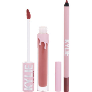 Kylie By Kylie Jenner Matte Lip Kit: Matte Liquid Lipstick + Lip Liner #402 Mary Jo Matte available at fragrancedealz.com