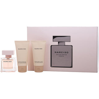 NARCISO RODRIGUEZ NARCISO CRISTAL by Narciso Rodriguez - EAU DE PARFUM SPRAY 1.7 OZ & BODY LOTION 1.7 OZ & SHOWER GEL 1.7 OZ (CHRISTMAS 2023 EDITION)