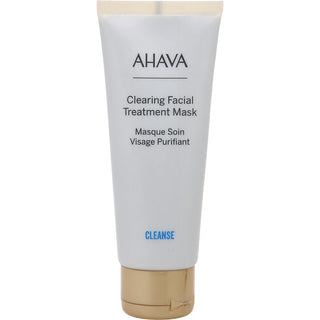 Ahava Clearing Facial Treatment Mask 2.5oz tube with a clean design.