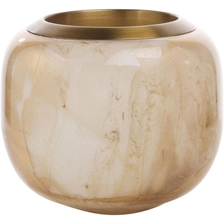 White Esque Painted Luminary (Insert Not Included) at fragrancedealz.com