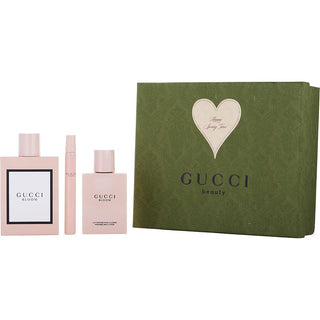 GUCCI BLOOM by Gucci - EAU DE PARFUM SPRAY 3.3 OZ & BODY LOTION 3.4 OZ & EAU DE PARFUM SPRAY 0.34 OZ MINI