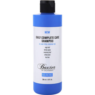 Baxter of California Daily Complete Care Shampoo 8oz bottle with gentle formula.