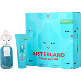 Benetton Sisterland Green Jasmine EDT SPRAY and Body Milk available on fragrancedealz.com