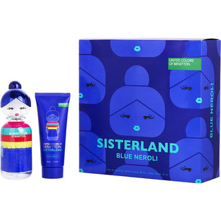 Benetton Sisterland Blue Neroli EDT SPRAY and Body Milk available on fragrancedealz.com