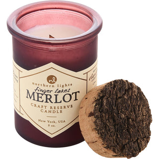 Reserve Spirit Finger Lakes Merlot Spirit Jar Candle 5 oz for a cozy and elegant atmosphere, available at fragrancedealz.com