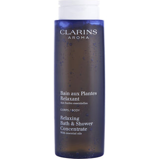 Clarins Relaxing Bath & Shower Concentrate, 6.7oz bottle. Buy now at fragrancedealz.com.