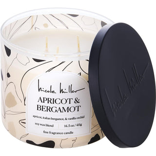 NICOLE MILLER APRICOT & BERGAMOT by Nicole Miller - SOY WAX BLEND CANDLE