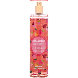 Aeropostale Berries & Cream Body Mist 8oz bottle with a sweet, enchanting design.