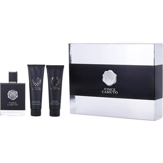 VINCE CAMUTO MAN by Vince Camuto - EDT SPRAY 3.4 OZ & AFTERSHAVE BALM 3 OZ & SHOWER GEL 3 OZ