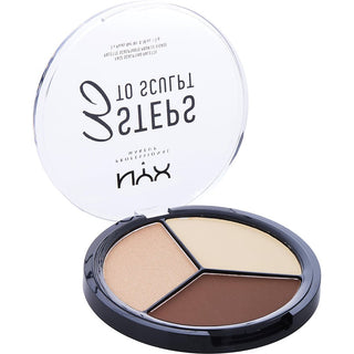 NYX by NYX - 3 Steps To Sculpt Face Sculpting Palette - Light