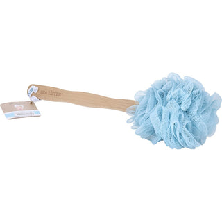 SPA ACCESSORIES by Spa Accessories - NET SPONGE STICK (BEECH WOOD) - BLUE