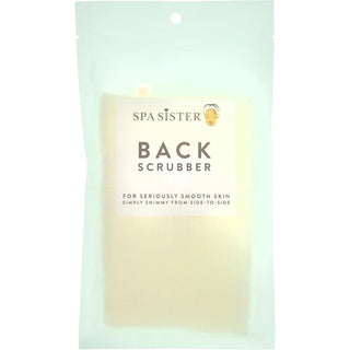 SPA ACCESSORIES by Spa Accessories - SPA SISTER SERIOUSLY SMOOTH BACK SCRUBBER - BEIGE