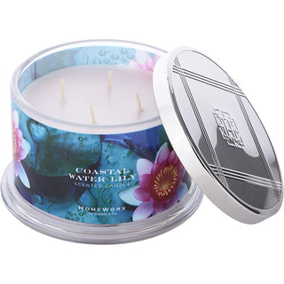 HOMEWORX COASTAL WATER LILY by Slatkin + Co. - SCENTED CANDLE