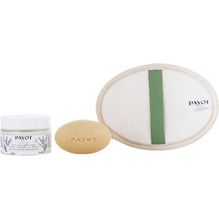 Payot by Payot - Herbier Organic Care Ritual Set: Universal Face Cream 50ml + Herbier Nourishing Face and Body Massage Bar 85g + Loofah Glove