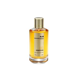 Luxurious Mancera Intensitive Aoud Gold Perfume bottle with a sleek design on Fragrancedealz.com