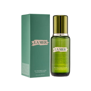 Image of La Mer The Treatment Lotion 5oz bottle, a luxurious skincare product designed to hydrate and revitalize the skin, available at Fragrance Dealz.