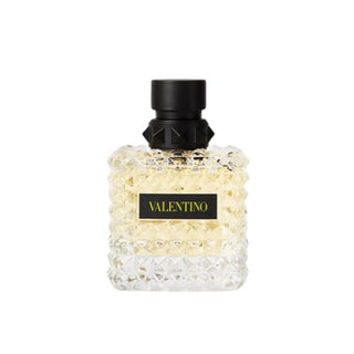 Yellow Dream Valentino: A radiant bottle design that captures the essence of vitality and joy, available at fragrancedealz.com