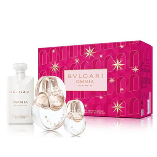 BVLGARI OMNIA CRYSTALLINE by Bvlgari - EDT SPRAY 2.2 OZ & BODY LOTION 2.5 OZ & EDT SPRAY 0.5 OZ