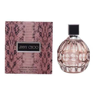 Jimmy Choo Perfume for Women bottle standing alone, showcasing its captivating design and luxurious scent, beside its chic box, on Fragrancedealz.com