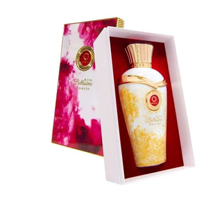 Open box of Junoon Rose By Al Haramain, showcasing the luxurious presentation and exquisite craftsmanship, available at fragrancedealz.com