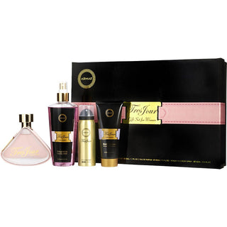 ARMAF TRES JOUR by Armaf - EAU DE PARFUM SPRAY 3.4 OZ & BODY LOTION 3.4 OZ & PERFUME BODY SPRAY 1.7 OZ & BODY SPRAY 8.4 OZ a fragrancedealz.com