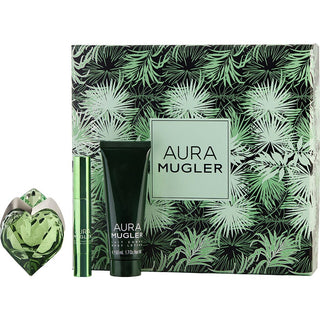 AURA MUGLER by Thierry Mugler - EAU DE PARFUM REFILLABLE SPRAY 1 OZ & BODY LOTION 1.7 OZ & PARFUM PEN 0.10 OZ At fragrancedealz.com