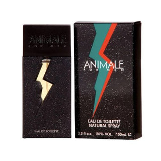 Animale for Men cologne bottle and box, featuring a dark, stylish design. Available at fragrancedealz.com.