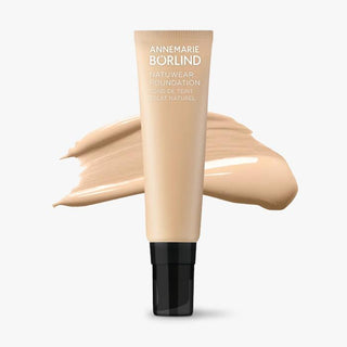 Annemarie Borlind Natuwear Foundation in Light stands elegantly, offering a natural finish with clean, eco-friendly packaging. Available at fragrancedealz.com