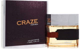 Armaf Craze cologne bottle with a stylish and contemporary design, featuring a distinctive shape and color. Available at fragrancedealz.com.