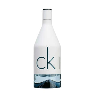 CK IN 2U Cologne white color bottle and crystal like in bottom at Fragrance Dealz.