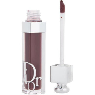 Christian Dior Addict Lip Maximizer Gloss in #020 Mahogany, unsealed, adds shine and volume. Available at fragrancedealz.com