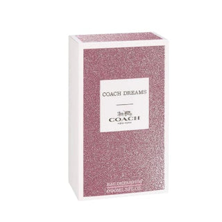 Stylish packaging box of Coach Dreams perfume available on Fragrancedealz.com